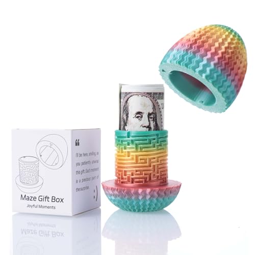 JHBEEY 2026 Creative Gift Box: Easter Egg Mystery Puzzle with Hidden Compartment, Reusable Brain Teaser Game for Adults & Kids, Money Gift Ideas for Birthday Christmas Party Celebration - Image 1