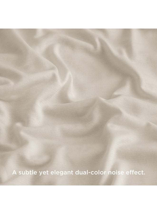 Bedsure Bedsure Cooling Blanket for Hot Sleepers - Summer Blanket Throw XL, Lightweight Cool Blanket, Breathable Blanket with Rayon Made from Bamboo, Cold Blankets for Night Sweats, 50×70 Inches, Beige - Image 5