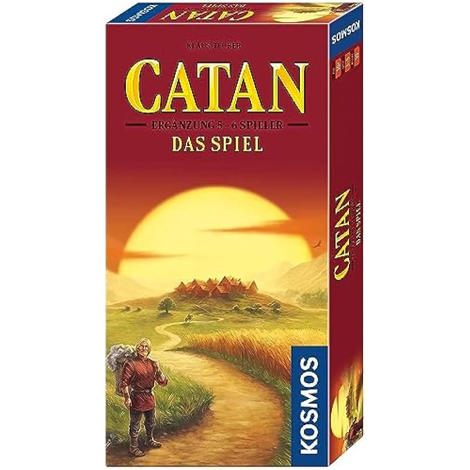 كوزموز Kosmos CATAN لعبة من الورق المقوى, أحمر, 693428, مقاس واحد - Image 1