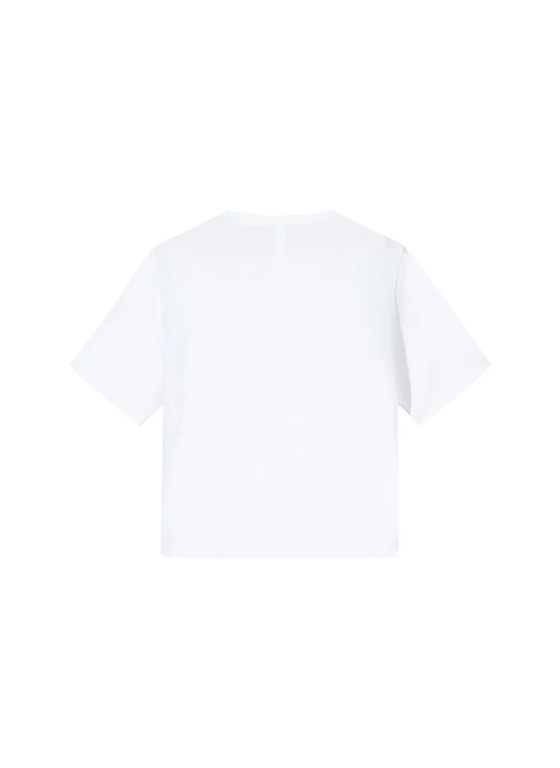 انتا TRAIN Short T-Shirt White