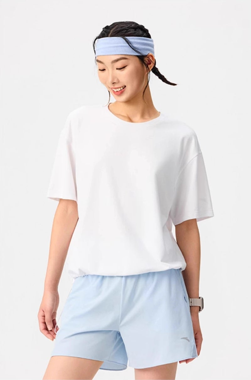 انتا تي شيرت قطار قصير أبيض - Image 1