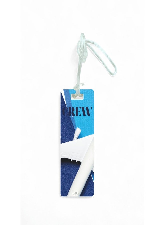 SeQR Smart QR Code Crew Bag Tag ? Lost & Found Metal ID Tag for Flight Crew, Pilot, Cabin Crew & Airline Staff ? Waterproof Aviation Luggage Tag with Wire Cable ? Scan & Contact Travel Accessory - Image 4