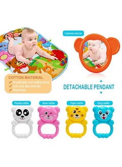 Dumcuw Kick&Play Piano Gym, Baby Infant Newborn Fitness Gym Floor Mat with Warm Light Music Activity Toys  - Image 3
