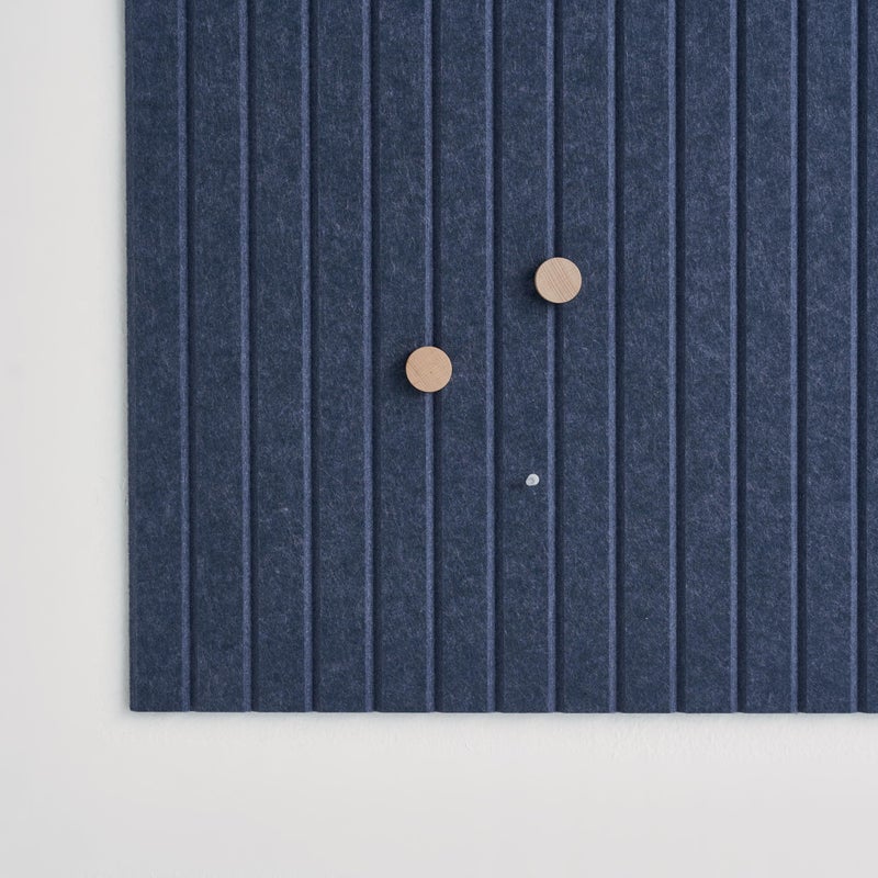 VIVELDA Large Bulletin Board 48"x36" - Office Wall Organizer, Replace Your Old Cork Boards for Walls for Office Decor -12-Pack Felt Wall Panels to Use in Home Office Decor, Classroom Decor (Indigo) - Image 3