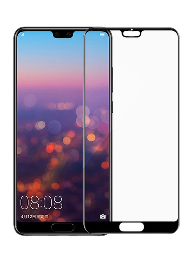 Tempered Glass Screen Protector For Huawei P20 Pro Clear/Black