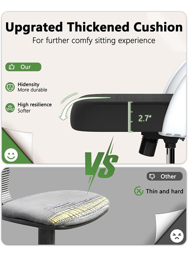 Arabest Ergonomic Office Chair High Back Office Chair with Headrest Adjustable Mesh Chair with Flip Armrest Home Gaming Chair  - Image 3
