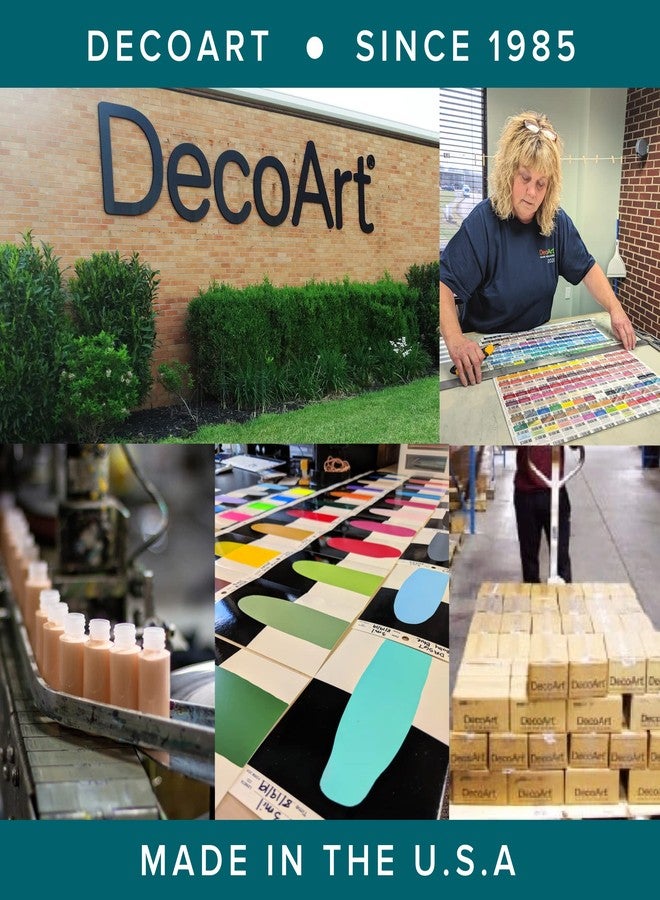 DecoArt Satin Enamels Acrylic Paint, 8 fl. oz. Jar, Moss Green (Pack of 1) - Image 4