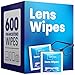 OPTEEL Lens Wipes for Eyeglasses Premoistened Eyeglass Lens Cleaning Wipes 600 Lens Wipes Individually Wrapped SracthFree StreakFree Eye Glasses Wipes Lens Cleaner for Sunglass Camera Lens - Image 1