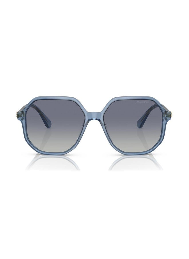 سواروفسكي نظارة شمسية سواروفسكي Sk6003 للنساء مقاس 57 ملم - موديل 10354l - Image 3