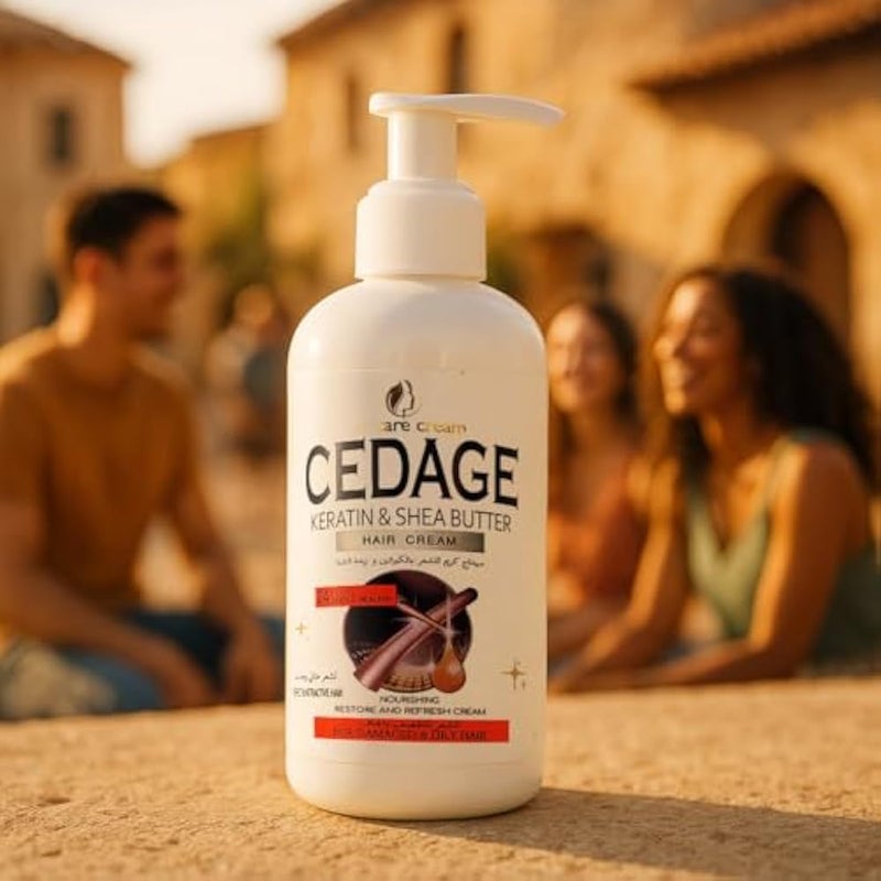 Cedage Hair Cream With Keratine Shea Butter 250gm - Image 3