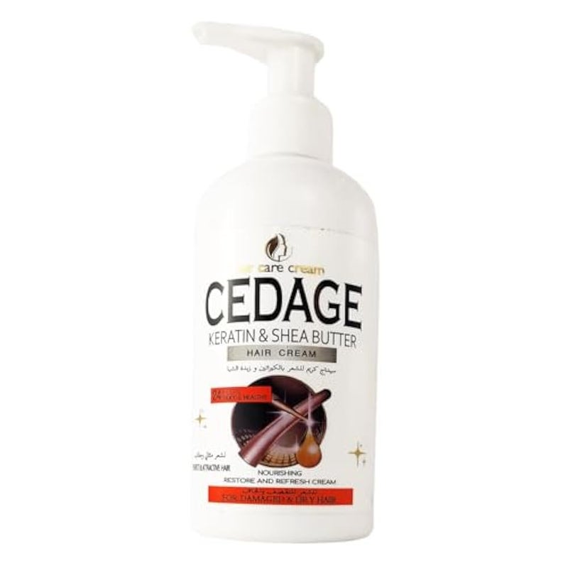 Cedage Hair Cream With Keratine Shea Butter 250gm - Image 1