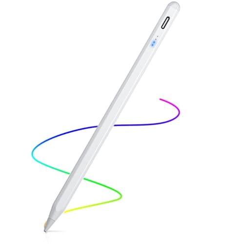 AICase Active Stylus Pen 1.45mm High Precision and Sensitivity Point Capacitive StylusCompatible for iPhone Samsung iPad Pro iPad Air 2 Tablets, Work at iOS and Android Capacitive Touchscreen (White) - Image 1