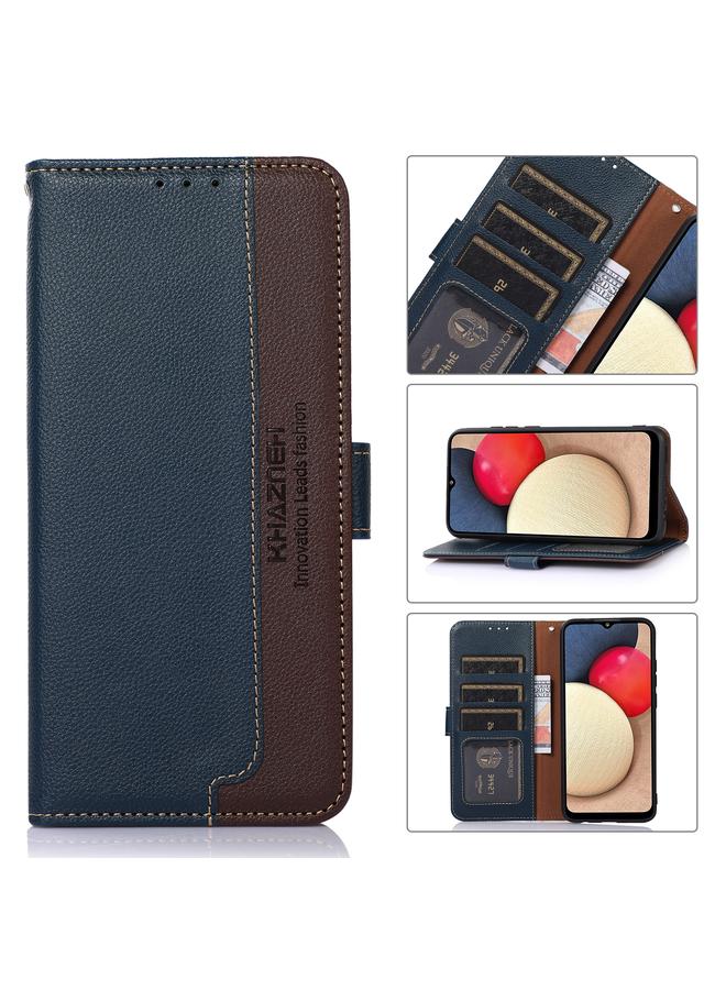 S-TOP Case For Samsung Galaxy S23 5G KHAZNEH Litchi Texture Leather RFID Phone Case - Image 1