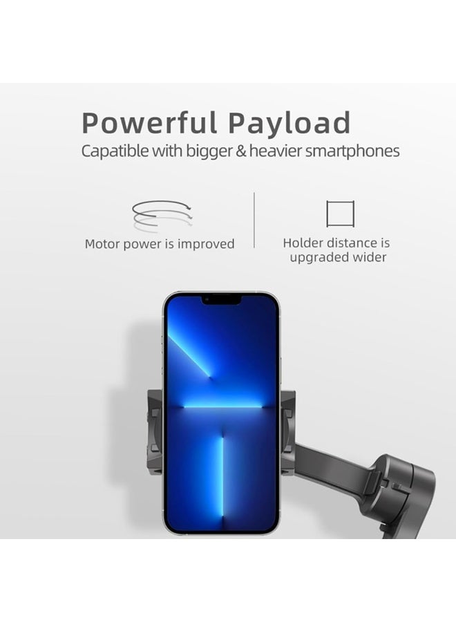 Merlin Smart Tracking Gimbal, Stabilizer for Smartphone, iPhone w/Focus Wheel AI Face/Object Tracking, for iPhone 15 14 Pro Max/Android Foldable 3-Axis Handheld - Image 3