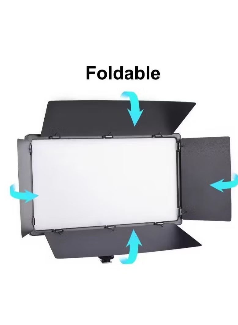 UMIXPRO Professional Photo Video Pro LED 600 Photography Light Photo Shoot Video Making Light For YouTube Vlog TikTok Insta Reels Wedding Photography LED Light Kit with Adjustable Brightness Color - Image 5