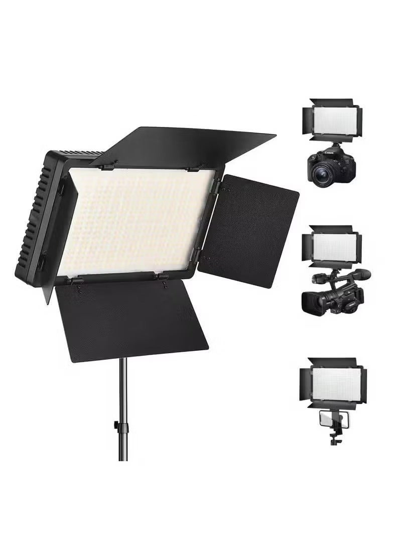 UMIXPRO Professional Photo Video Pro LED 600 Photography Light Photo Shoot Video Making Light For YouTube Vlog TikTok Insta Reels Wedding Photography LED Light Kit with Adjustable Brightness Color - Image 3
