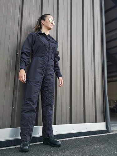 PROPPER بدلة طيران للرجال من بروبر مصنوعة من قطن وبوليستر 27/P، كحلي داكن، متوسط - Image 3