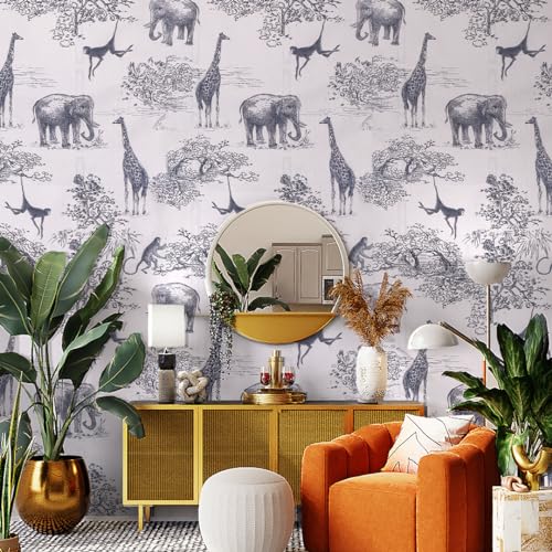 doodad Premium Self Adhesive Wallpaper - 45cm x 1000cm, Covers 48 sq. ft | White Premium Wallpaper |Modern Latest Wallpaper for Living Room | PVC Wallpaper Waterproof Wall Paper - Image 4