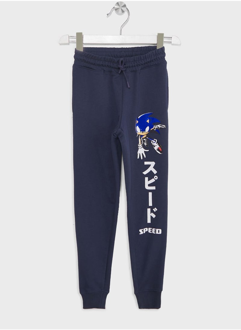 SONIC - Boys Sonic Printed Hoodie And Jogger Set - Image 1