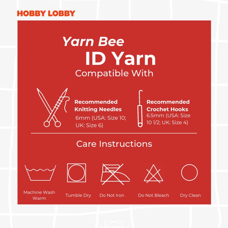 Hobby Lobby I Love This Chunky & Bulky Yarn for Crocheting & Knitting Soft Skein 109 Yards of 100% Acrylic Yarn for Blankets, Hats, & More Set of 3 - Image 4