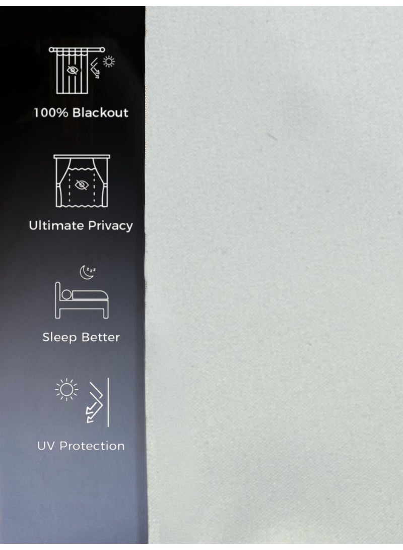 elite curtains for bedroom and living room Blackout model Curtains pure white colour - Image 5