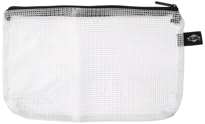 MESH BAG 5 X 9 IN CLEAR WITH ASSORTED TRIM