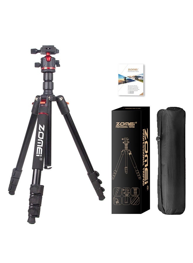 Zomei Camera Tripod,2 In 1 Triop,Foldable Lightweight Aluminum Travel Tripod Stand with 360 Degree Ball Head for Vlog Nikon Canon Sony All DSLR and Digital Camera(Q173) - Image 1