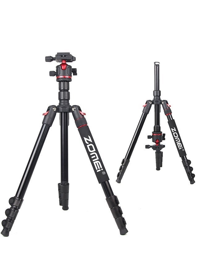 Zomei Camera Tripod,2 In 1 Triop,Foldable Lightweight Aluminum Travel Tripod Stand with 360 Degree Ball Head for Vlog Nikon Canon Sony All DSLR and Digital Camera(Q173) - Image 5