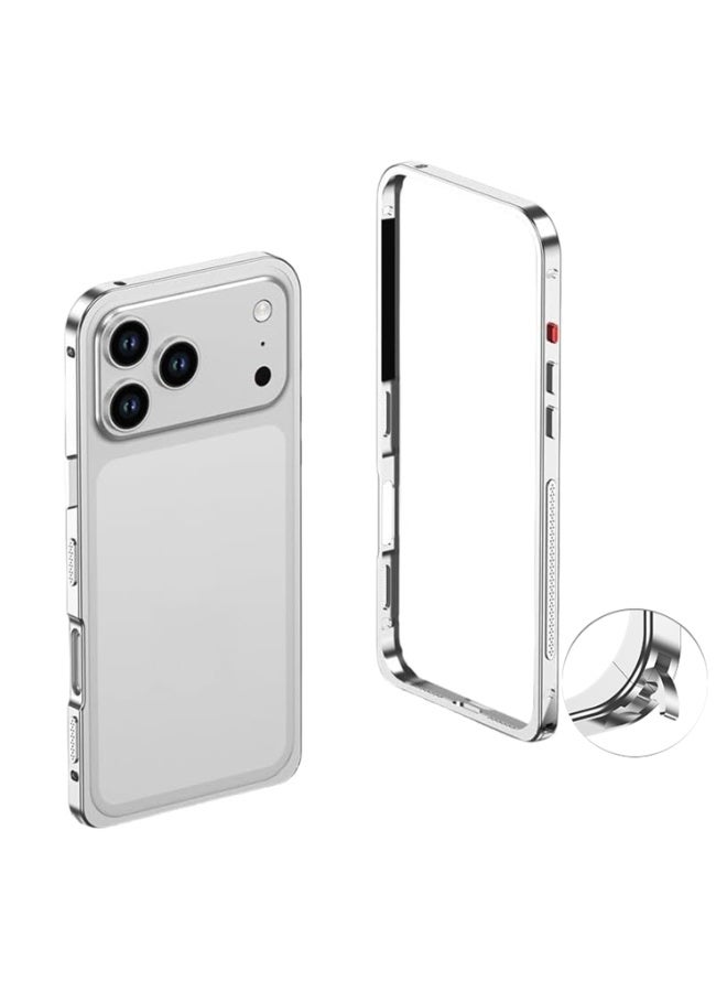 ICARLUS For iPhone 17 Pro Max Case 2-in-1 Aluminum Bumper Camera Protective Cover Lightweight Thin Ultra Strong Heat Dissipation Impact - Image 1