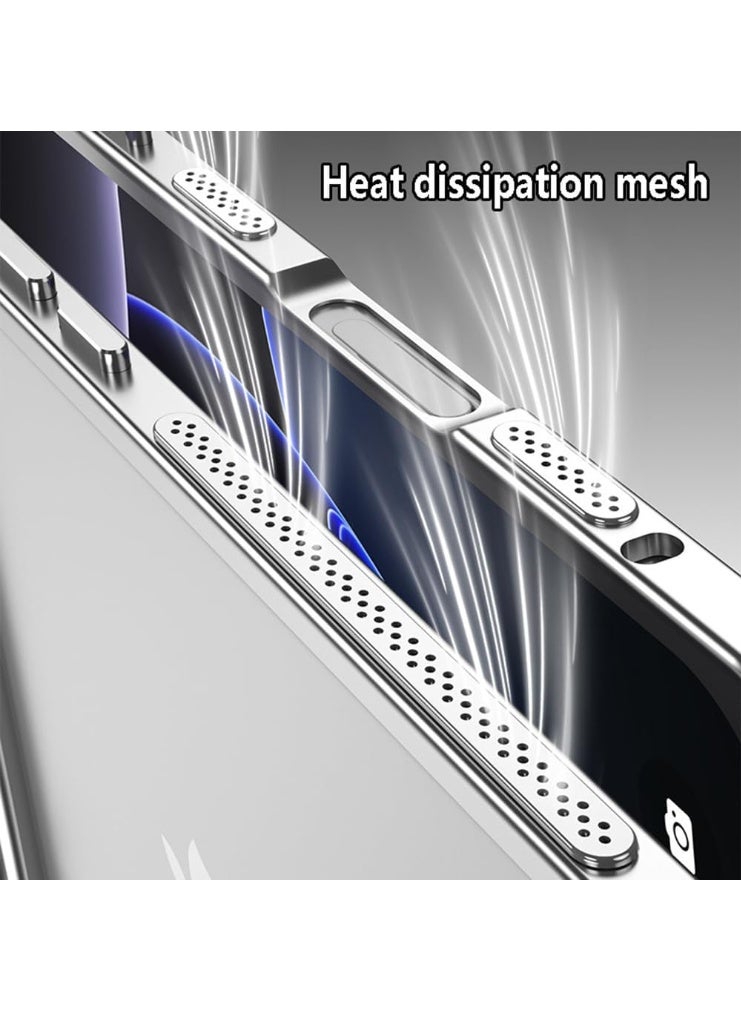 ICARLUS For iPhone 17 Pro Max Case 2-in-1 Aluminum Bumper Camera Protective Cover Lightweight Thin Ultra Strong Heat Dissipation Impact - Image 3