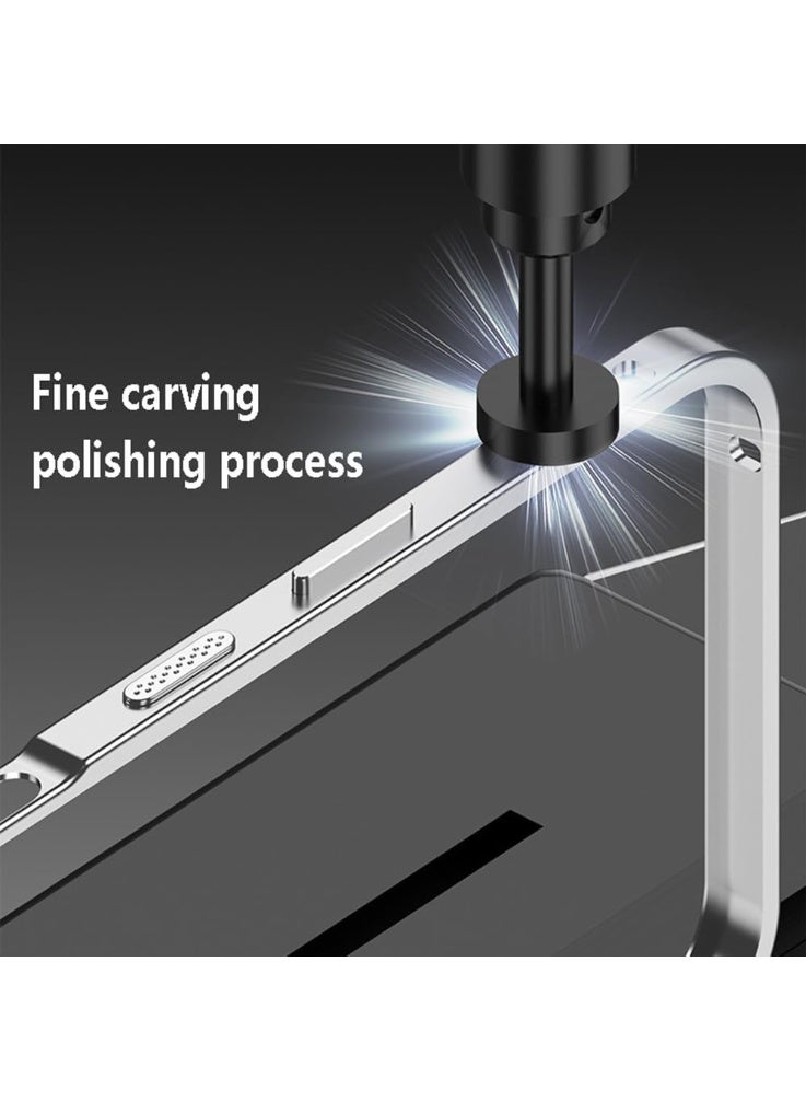 ICARLUS For iPhone 17 Pro Max Case 2-in-1 Aluminum Bumper Camera Protective Cover Lightweight Thin Ultra Strong Heat Dissipation Impact - Image 2