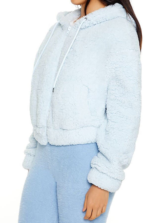 FOREVER 21 Fur Hooded Jacket - Image 2
