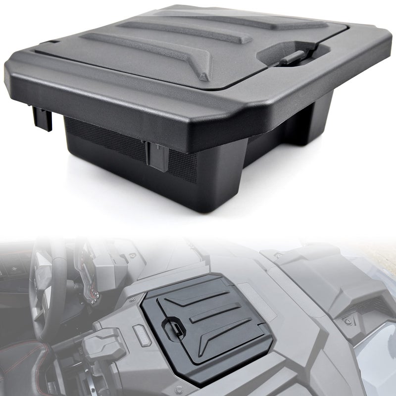 SAUTVS Center Console Dash Storage Box for Polaris RZR PRO XPPRO RTurbo R 20202024 Accessories Center Compartment Box Storage Bin
