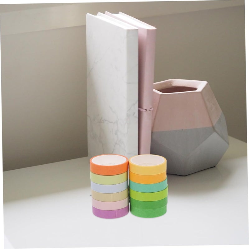 12 Rolls Washi Tape Set For Scrapbooking DIY Planner Decorative Adhesive Craft Stickers - Image 5