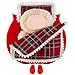 Simgoing 4 Pcs 17cm Doll Accessories Bedding Set Include Mattress Checkered Pillow Plaid Blanket and Slippers Bed House Furniture Heart Crown Designs No Doll - Image 2