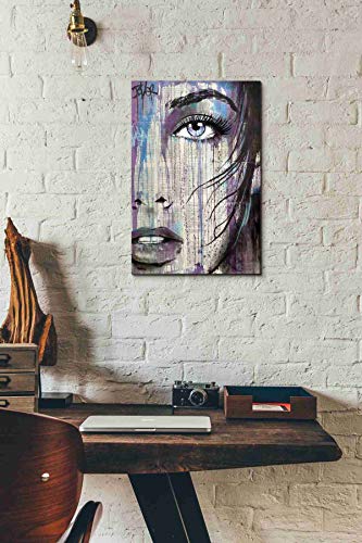 Epic Graffiti 'Indigo Feeling' by Loui Jover, Canvas Wall Art, 12"x18" - Image 2