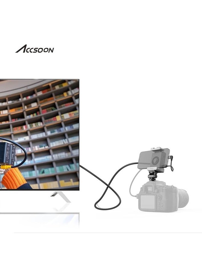 أكسسون كابل Accsoon HDMI إلى HDMI، 50 سم/1.6 قدم، AA، يدعم السرعة العالية، Ultra HD، 1080P، متوافق مع الكاميرا، الشاشة، Gimbal  - Image 5