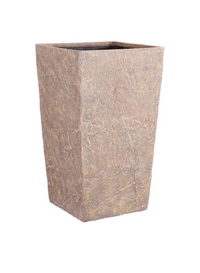 Suncoast Suncoast Bravo Outdoor Square Pot Planter-Brown  - Image 1