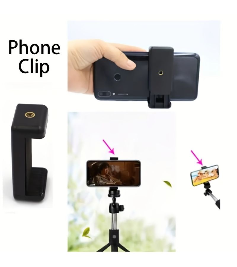 محول حامل ثلاثي القوائم للهواتف الذكية لكاميرات DSLR، حامل مراقبة بزاوية منخفضة، متوافق مع كاميرات Canon وNikon والكاميرات الرياضية، مع إضافات إضاءة تعبئة، مجموعة من 5 قطع من محولات الكاميرا، هيكل بلاستيكي متين، تجميع سهل، حامل للهاتف والكاميرا. - Image 5