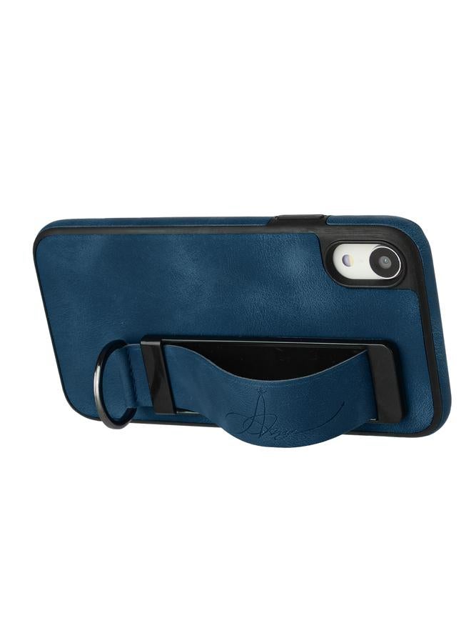 S-TOP Case For iPhone XS Max Wristband Holder Leather Back Phone Case - Image 3