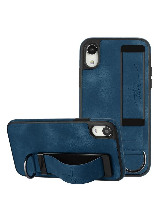S-TOP Case For iPhone XS Max Wristband Holder Leather Back Phone Case - Image 1