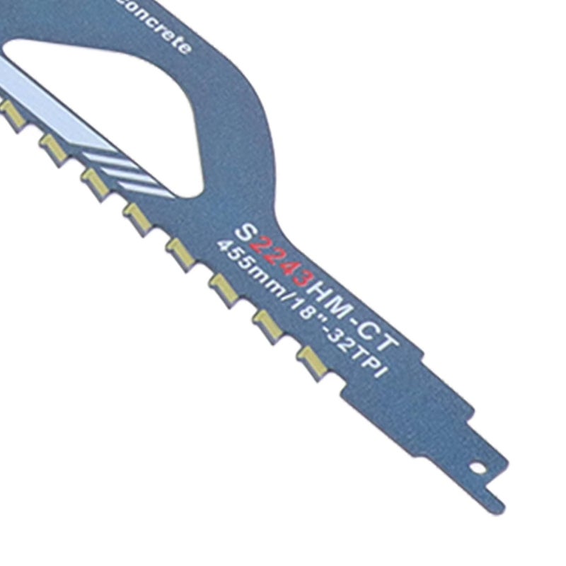S2243HM Reciprocating Saw Blade Tungsten Carbide Alloy for Wood Cement Cutting - Image 5