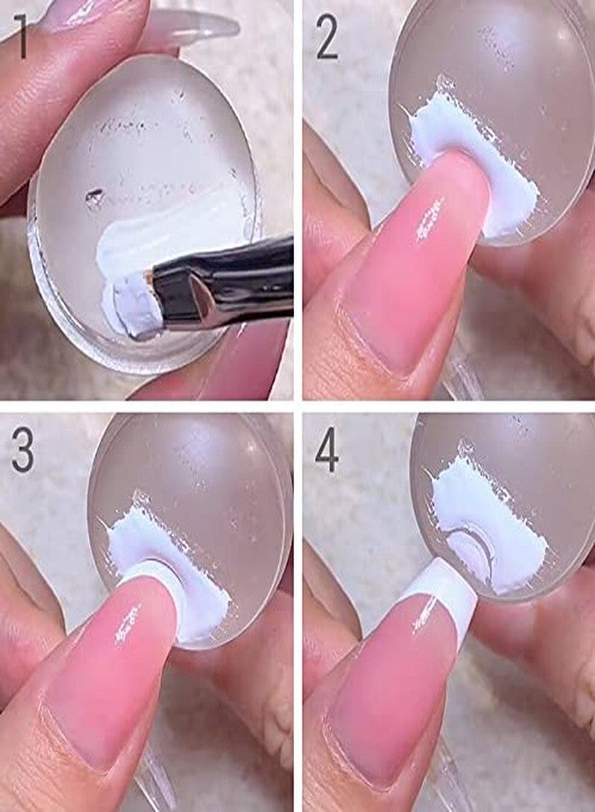 Indie Nails Transparent Stamper Kids Nail Art Stamping Clear Silicone for French Nail Tip Scraper Polish Image Paint Stamp Manicure Print Tool DIY For Kids - Image 2