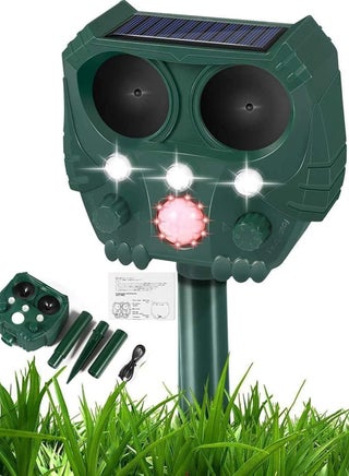 Cat Repellent, Ultrasonic Repellant, Cat Deterrent, Wild Animal Deterant, Solar Powered & Waterproof Repellent with Flashing Light, Effective for Cats, Dogs, Birds and more - pzsku/Z904EC329D8489D346B12Z/45/_/1697451447/0480b3af-f2e4-43a2-a0d0-b1d8e5268c2b