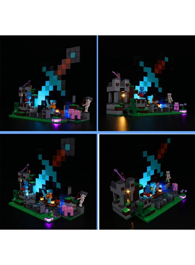VONADO Light Kit Compatible with Lego Minecraft The Sword Outpost 21244, DIY Lighting Compatible with Lego Minecraft Sets 21244 (NO Model), Creative Decor Light (ONLY Lights) - Image 4