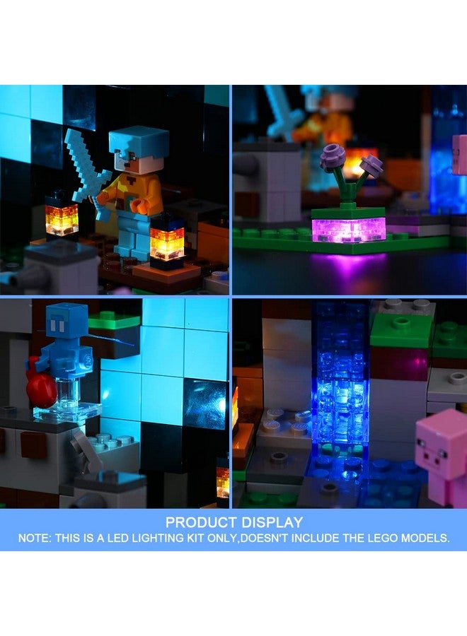 VONADO Light Kit Compatible with Lego Minecraft The Sword Outpost 21244, DIY Lighting Compatible with Lego Minecraft Sets 21244 (NO Model), Creative Decor Light (ONLY Lights) - Image 3