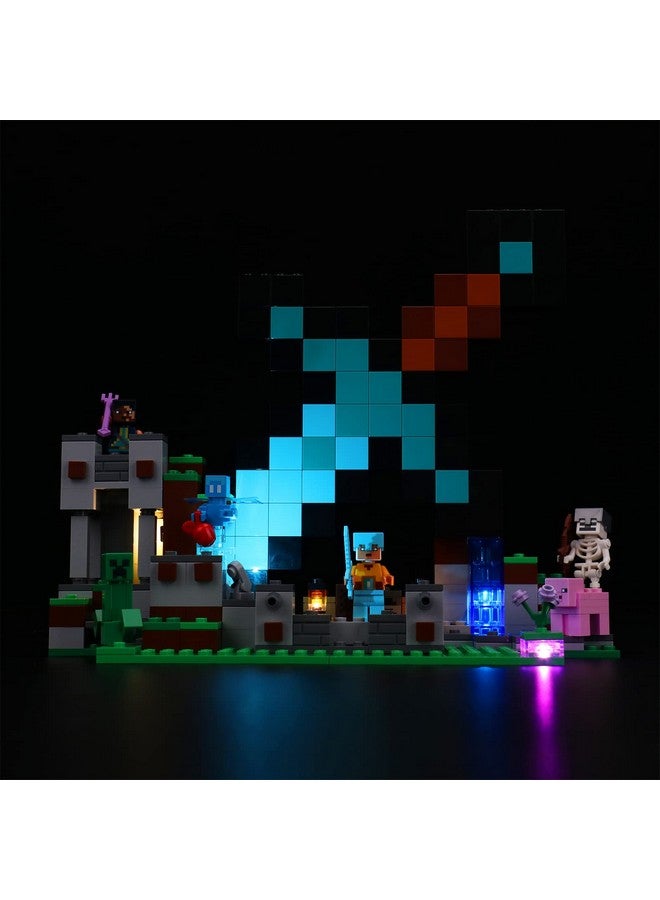 VONADO Light Kit Compatible with Lego Minecraft The Sword Outpost 21244, DIY Lighting Compatible with Lego Minecraft Sets 21244 (NO Model), Creative Decor Light (ONLY Lights) - Image 1