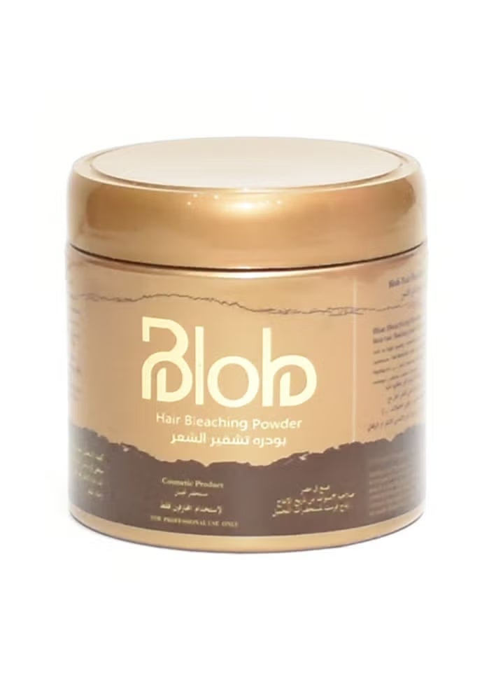 Blob Blue Hair Bleaching Powder - Anti-Brass Lightening Formula, Dust-Free - 200g - Image 1