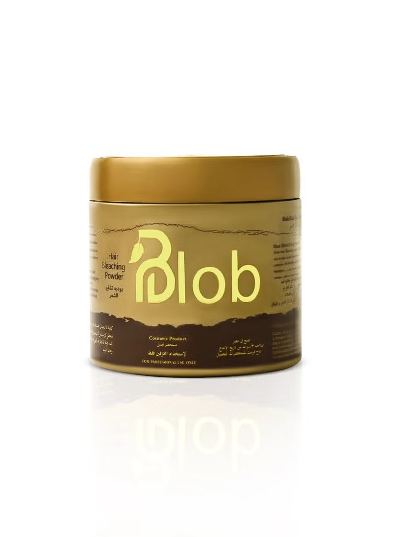 Blob Blue Hair Bleaching Powder - Anti-Brass Lightening Formula, Dust-Free - 200g - Image 2