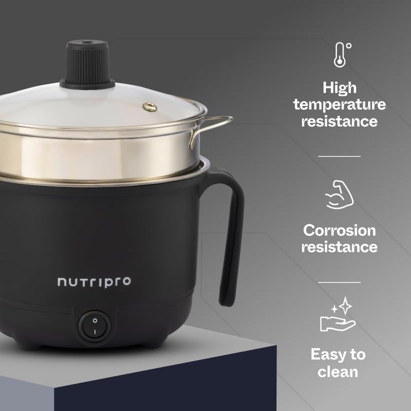 nutripro Multipurpose Cook Kettle (Black Steel) - Image 4